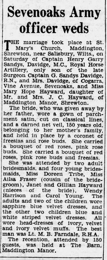 A black and white newspaper article

Description automatically generated